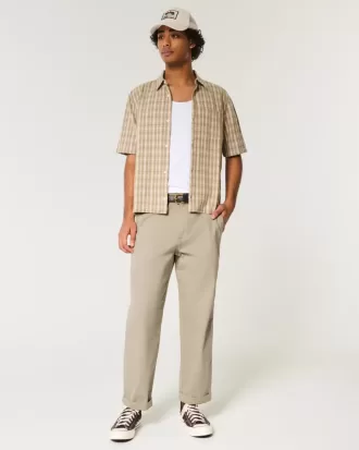Pantaloni chino largi