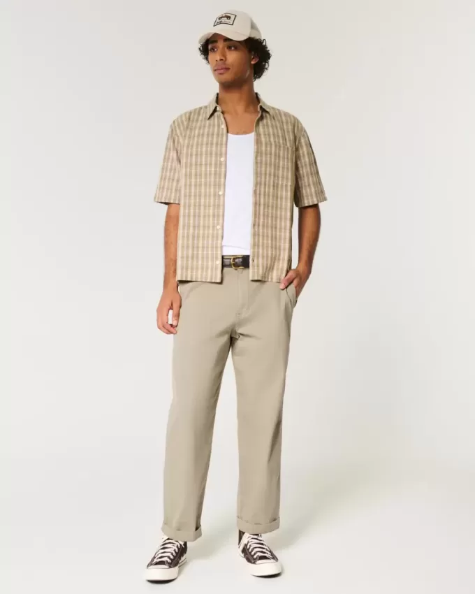 Pantaloni chino largi Pantaloni chino largi