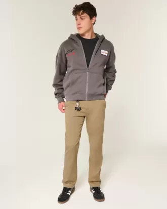 Pantaloni chino slim drepti