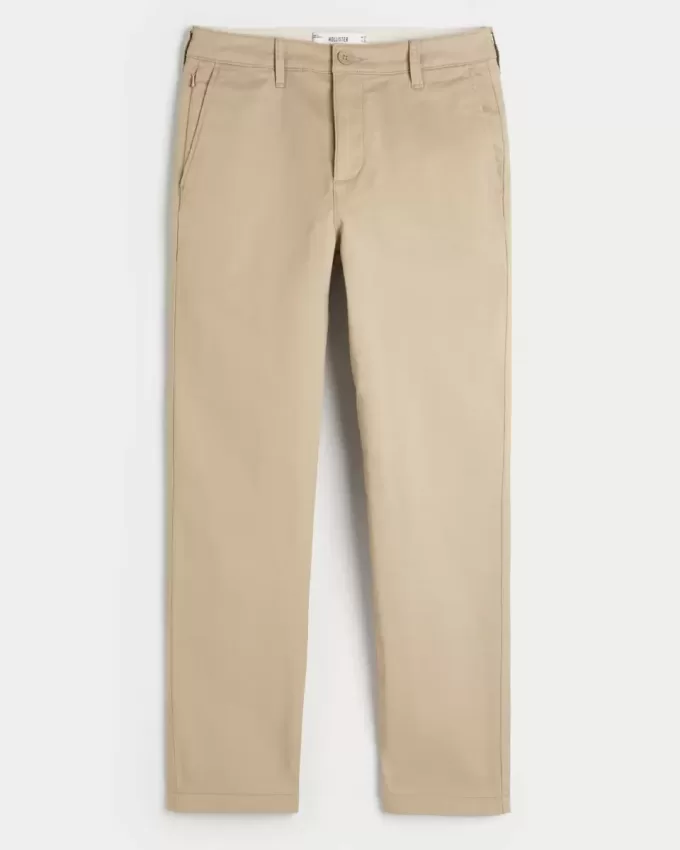 Pantaloni chino slim drepti Pantaloni chino slim drepti