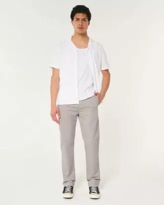 Pantaloni chino slim drepti