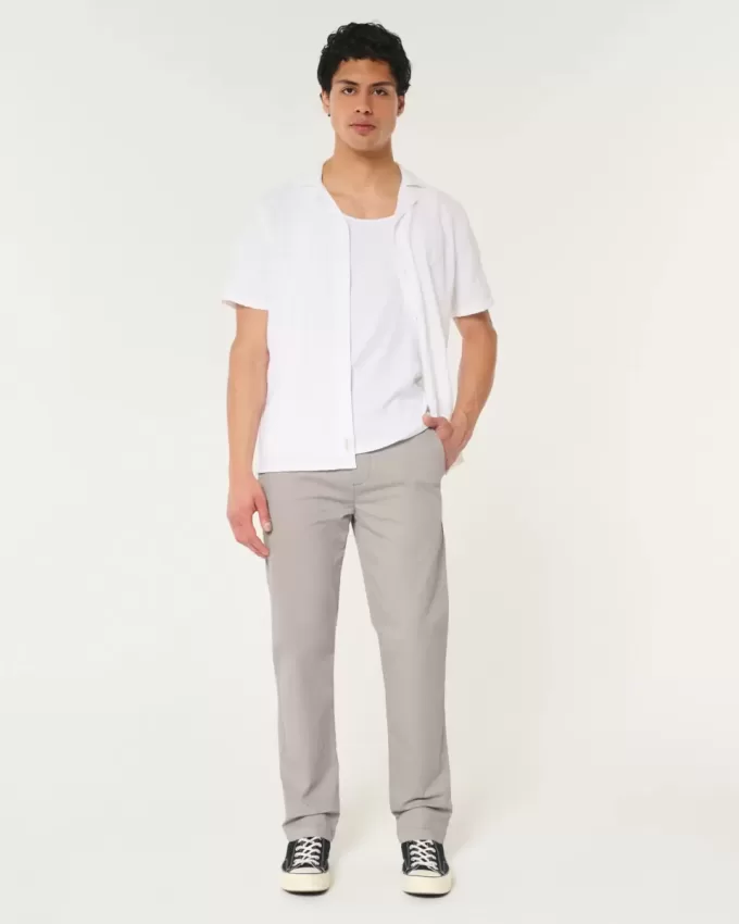 Pantaloni chino slim drepti Pantaloni chino slim drepti