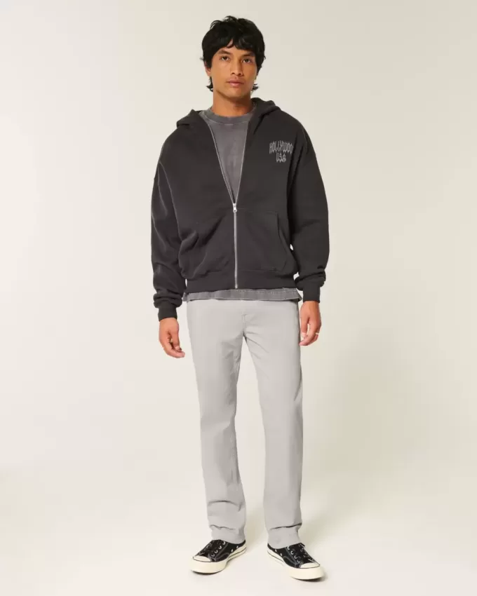 Pantaloni chino slim drepti Pantaloni chino slim drepti