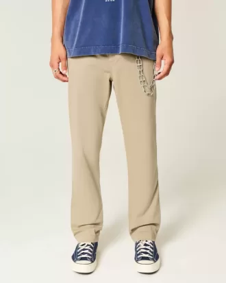 Pantaloni chino slim drepti
