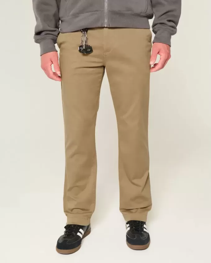 Pantaloni chino slim drepti Pantaloni chino slim drepti
