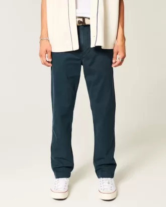 Pantaloni chino slim drepti