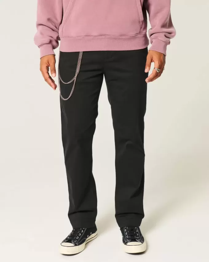 Pantaloni chino slim drepti Pantaloni chino slim drepti