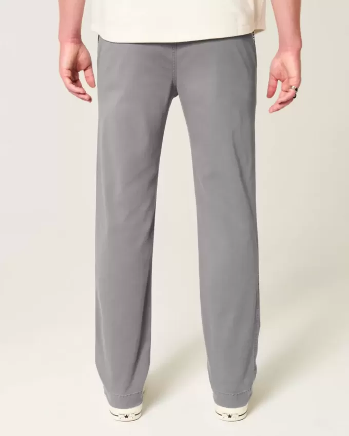 Pantaloni chino slim drepti Pantaloni chino slim drepti