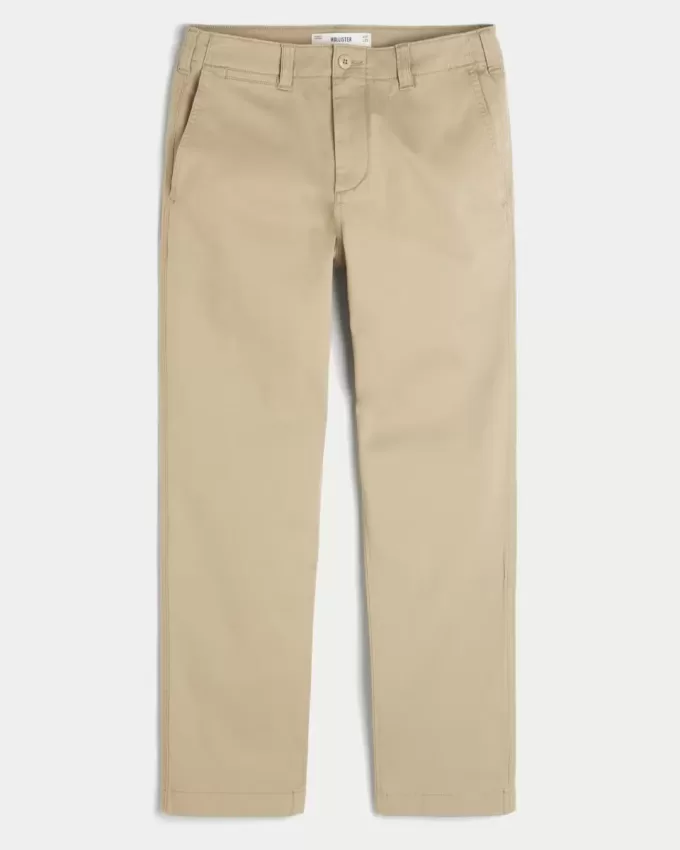 Pantaloni chino slim drepti Pantaloni chino slim drepti