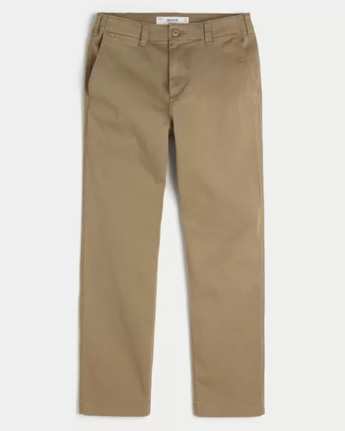 Pantaloni chino slim drepti Pantaloni chino slim drepti