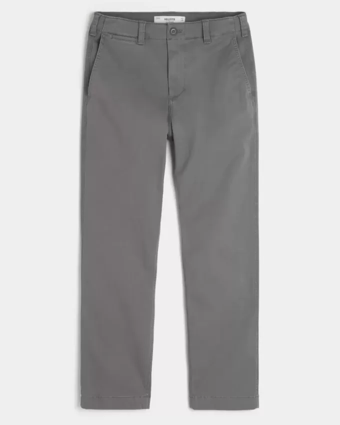 Pantaloni chino slim drepti Pantaloni chino slim drepti