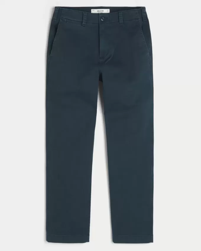 Pantaloni chino slim drepti Pantaloni chino slim drepti