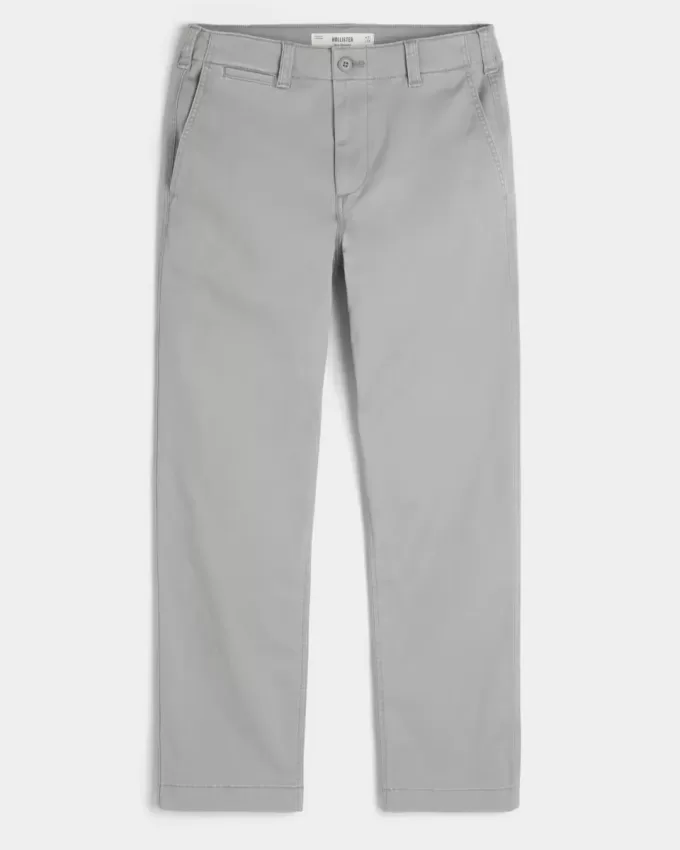 Pantaloni chino slim drepti Pantaloni chino slim drepti