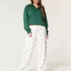 Pantaloni confortabili de pijama cu picioare largi Pantaloni confortabili de pijama cu picioare largi