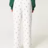 Pantaloni confortabili de pijama cu picioare largi Pantaloni confortabili de pijama cu picioare largi