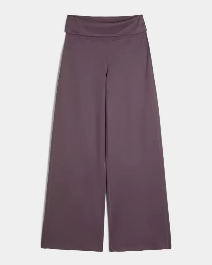 Pantaloni cu talie rabatabil cu picioare largi Gilly Hicks Active Recharge Pantaloni cu talie rabatabil cu picioare largi Gilly Hicks Active Recharge