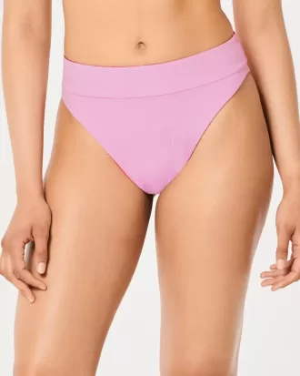 Pantaloni de bikini reversibil cu talie înaltă Gilly Hicks
