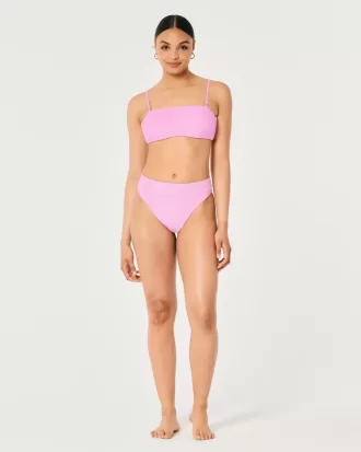 Pantaloni de bikini reversibil cu talie înaltă Gilly Hicks