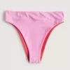 Pantaloni de bikini reversibil cu talie înaltă Gilly Hicks