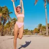 Pantaloni de bikini reversibil cu talie înaltă Gilly Hicks