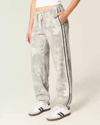 Pantaloni de jogging camo baggy fleece