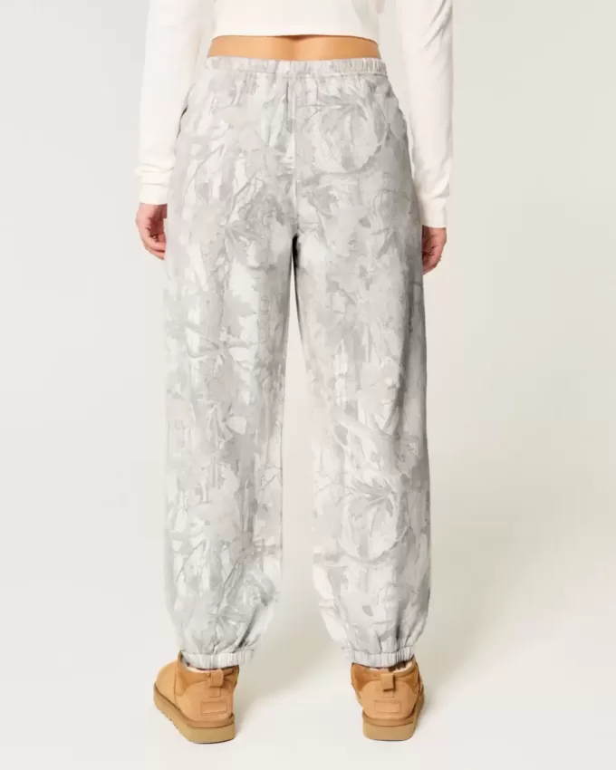 Pantaloni de jogging camo baggy fleece Pantaloni de jogging camo baggy fleece