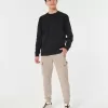 Pantaloni de jogging cargo din lână