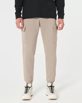 Pantaloni de jogging cargo din lână