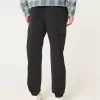 Pantaloni de jogging cargo relaxați din twill