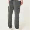 Pantaloni de jogging cargo relaxați din twill Pantaloni de jogging cargo relaxați din twill