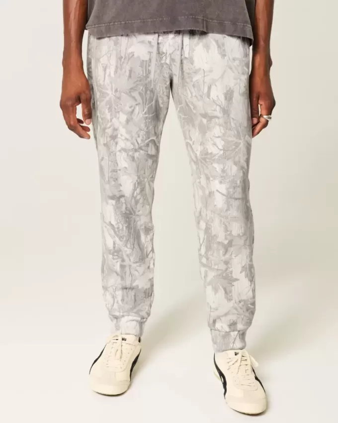 Pantaloni de jogging Hollister Feel Good Camo Fleece Pantaloni de jogging Hollister Feel Good Camo Fleece