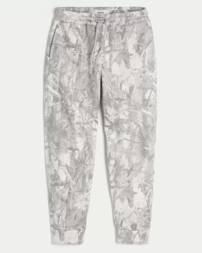 Pantaloni de jogging Hollister Feel Good Camo Fleece Pantaloni de jogging Hollister Feel Good Camo Fleece