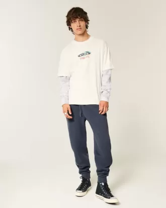 Pantaloni de jogging relaxați