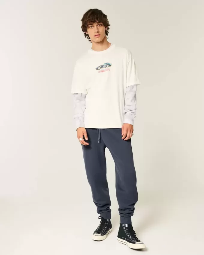 Pantaloni de jogging relaxați
