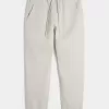 Pantaloni de jogging relaxați din lână Pantaloni de jogging relaxați din lână