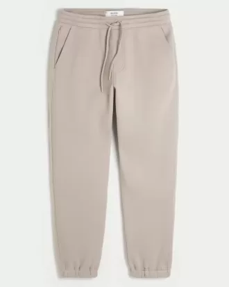 Pantaloni de jogging relaxați din lână