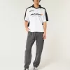 Pantaloni de jogging relaxați din lână Pantaloni de jogging relaxați din lână