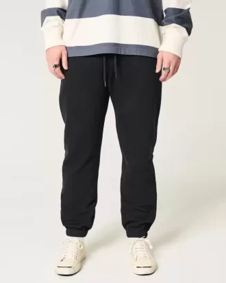 Pantaloni de jogging relaxați din lână