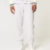 Pantaloni de jogging relaxați din lână Pantaloni de jogging relaxați din lână