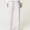 Pantaloni de jogging relaxați din lână Pantaloni de jogging relaxați din lână