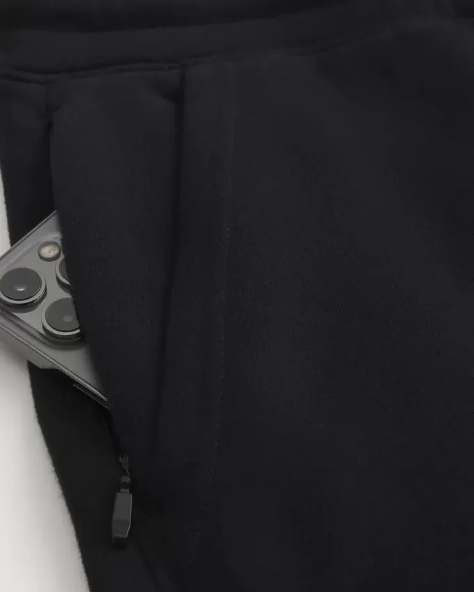 Pantaloni de jogging relaxați din lână Pantaloni de jogging relaxați din lână