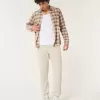 Pantaloni de jogging relaxați din lână cu logo Pantaloni de jogging relaxați din lână cu logo