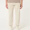 Pantaloni de jogging relaxați din lână cu logo Pantaloni de jogging relaxați din lână cu logo