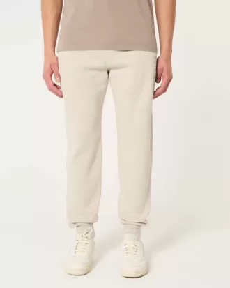Pantaloni de jogging relaxați din lână cu logo