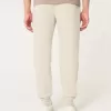 Pantaloni de jogging relaxați din lână cu logo Pantaloni de jogging relaxați din lână cu logo