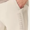 Pantaloni de jogging relaxați din lână cu logo Pantaloni de jogging relaxați din lână cu logo