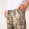 Pantaloni de jogging relaxați din lână cu logo Pantaloni de jogging relaxați din lână cu logo