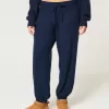 Pantaloni de jogging relaxați Gilly Hicks Waffle Pantaloni de jogging relaxați Gilly Hicks Waffle