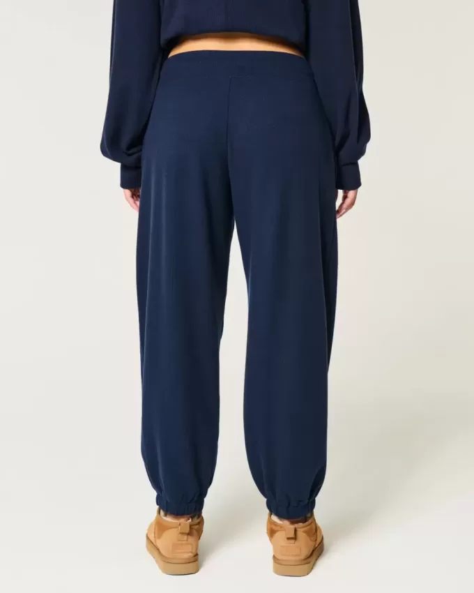 Pantaloni de jogging relaxați Gilly Hicks Waffle Pantaloni de jogging relaxați Gilly Hicks Waffle