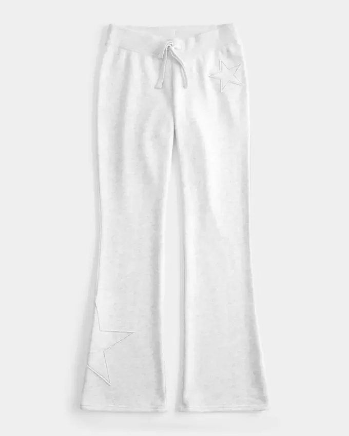 Pantaloni de sport Bootcut cu grafic Star Pantaloni de sport Bootcut cu grafic Star